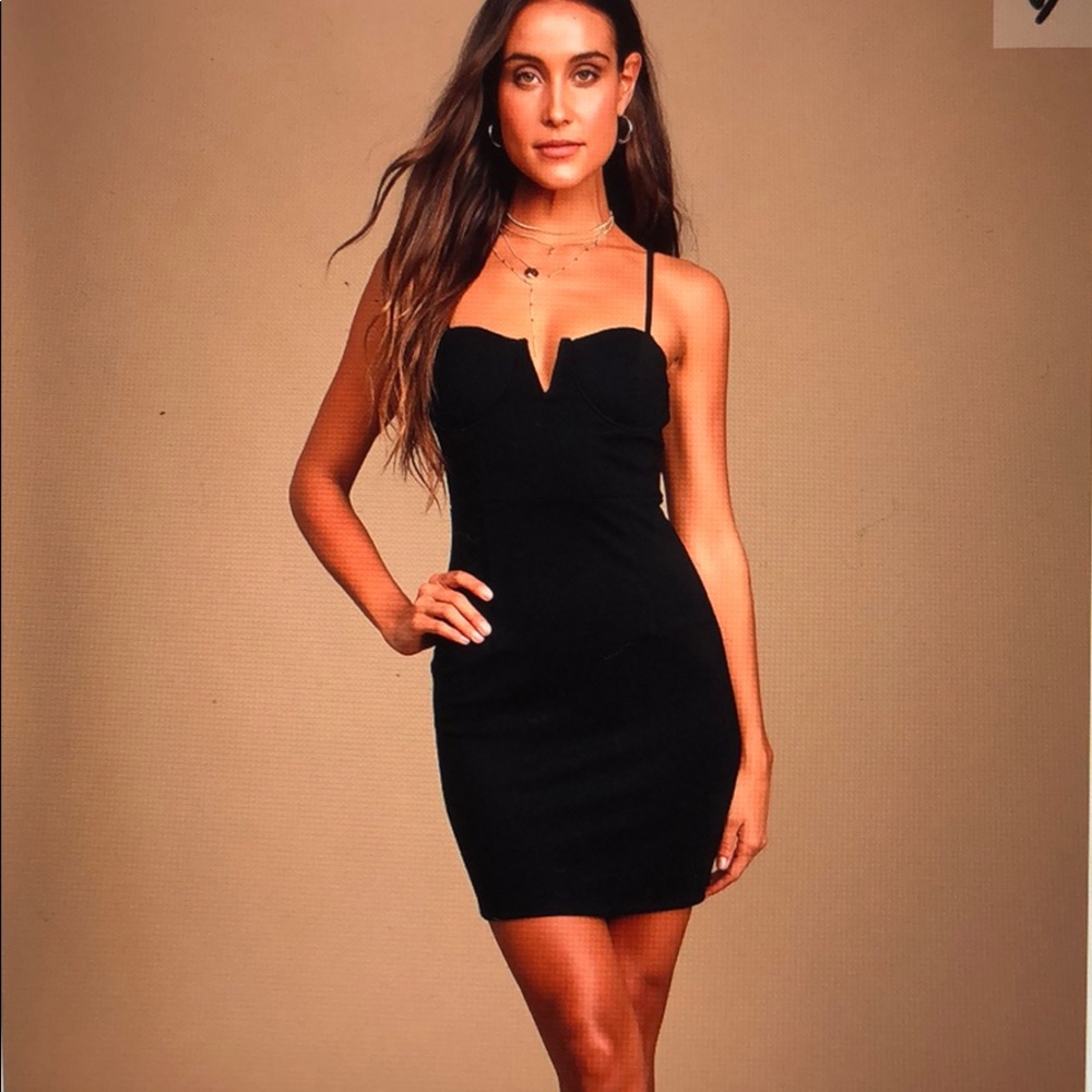 BRAND NEW!! Lulu’s Bustier Bodycon Dress